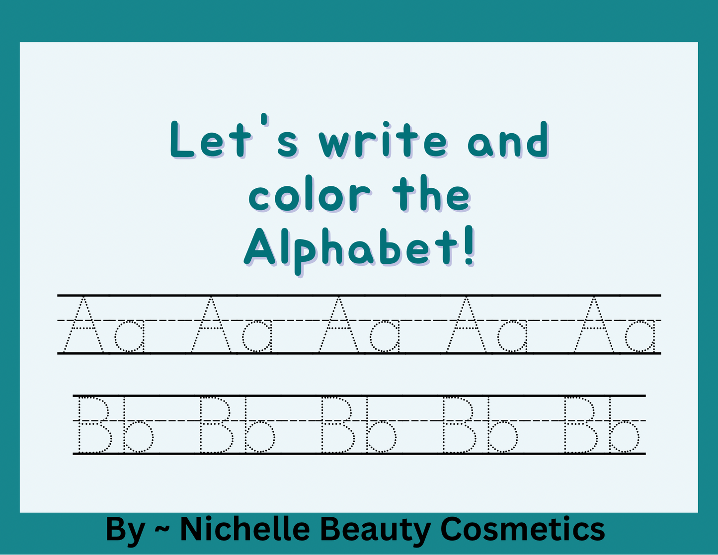 Alphabet Color & Tracing Colouring Book